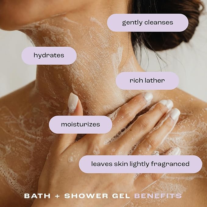 Natural Inspirations Lavender Ylang Moisturizing Bath &amp Shower Gel 12.5oz