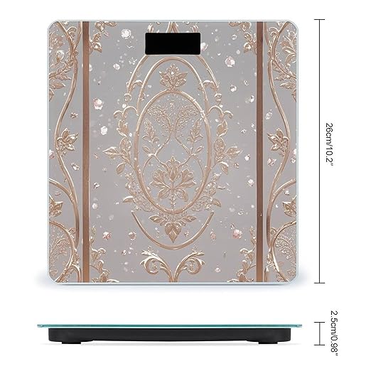 Glow in The Dark Bathroom Scale for Body Weight with High Precision Large LCD Backlight Display Digital Weighing Scale with BMI Capacity Up to 180kg