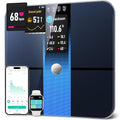 RunStar Scale for Body Weight Precision Digital Bathroom Smart Scale with 3.5 TFT Color Large Display for BMI Muscle Mass Heart Rate 22 Body Composition Analyzer Sync APP 400lb
