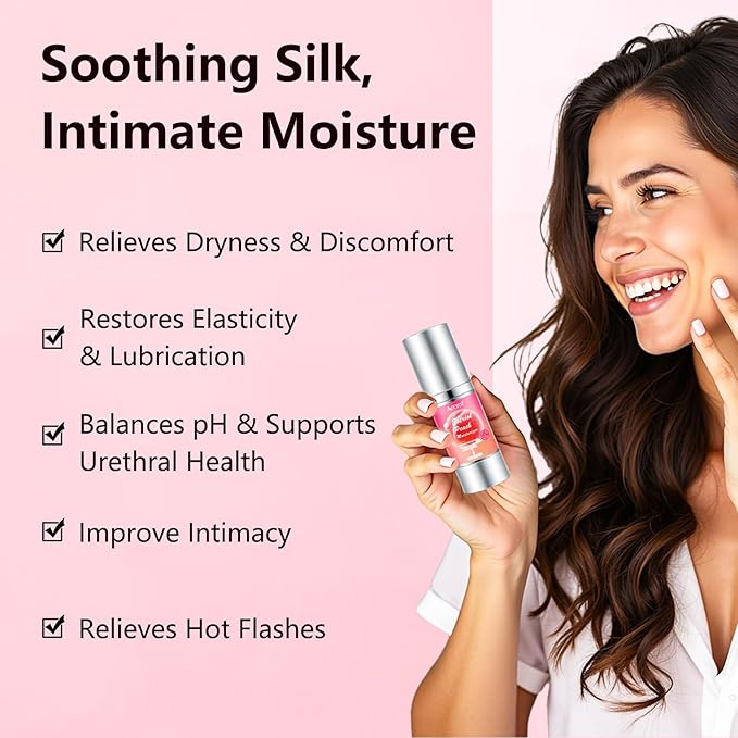 Estriol Peach Cream for Women's - Menopausal Hormone Balance Natural Bioidentical Estrogen Silky Cream for Relief Menopausal Vaginal Dryness &amp Vulva Itch 1 fl. oz(2 Month Supply)