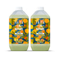 Faith In Nature Natural Hand Wash &amp Body Wash Set - Vegan &amp Cruelty Free No SLS or Parabens - 2 x 169 fl oz Value Bundle Pack Grapefruit &amp Orange