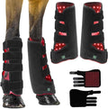 Red Light Therapy Belt Portable 850nm Infrared ＆ 660nm LED Red Light Therapy Wrap Portable Horse Leg Therapy Device for Horse Muscle Recovery Horse Leg PainLeft+Right