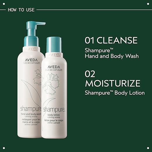 Aveda Shampure Hand &amp Body Wash | Liquid Hand Soap and Body Wash | with Calming Aroma of Lavender Ylang Ylang Petitgrain