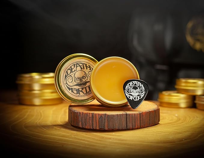 THE VINTAGE GROOMING CO. Death Grip Extra Strong Mustache Wax Night Fury Mustache Wax Remover Oil and Comb Set
