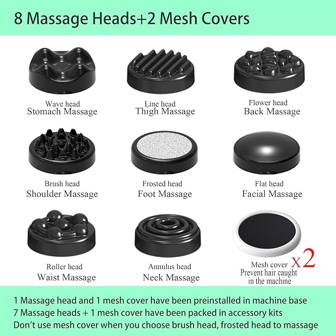 Cordless Cellulite Massager Handheld &amp Mini Massager Massage Stomach Belly Arms Legs Body Sculpting Machine for Women Female at Home
