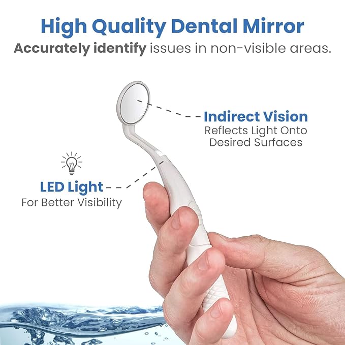 AquaSonic Home Dental Center Rechargeable Power Toothbrush &amp Smart Water Flosser - Complete Family Oral Care System - 10 Attachments and Tips Included - Various Modes &amp Timers (White)