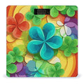 Rainbow Circle Shamrock Bathroom ScaleHighly Accurate Digital Weighing Machine for People Bright LED Display Weight Scale for The Aldult Home Use