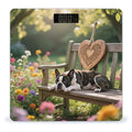 Boston Terrier Weight Scale Cute Bathroom Scale for Body Highly Accurate Digital Weighing Machine for People Compact LCD Display Scales with Sturdy Toughened Glass Scales