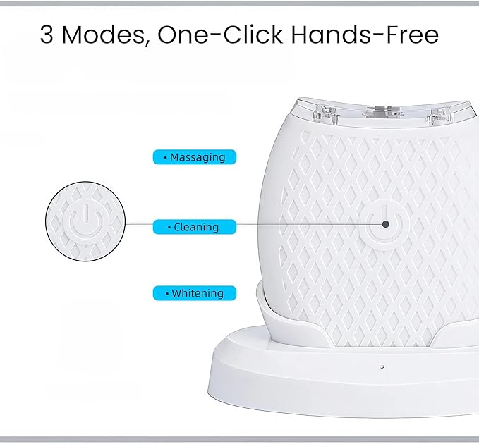 Ultrasonic Toothbrush U-Shaped Toothbrush with Automatic Brushing Technology - 360° Fast-Cleaning whitening Toothbrush Gentle on Teeth Innovative Design Suitable for Everyone