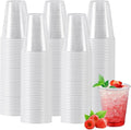 500 Pack 7 oz Plastic Cups Disposable Drinking Cups Water Cups Plastic Clear Cups for Party Wedding Graduation Travel Holiday Events BirthdayColdHot