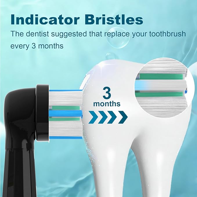 8PCS Replacement Heads Compatible with Oral B iO 3 4 5 6 7 8 9 10 Series Electric ToothbrushGum Care Toothbrush Head Compatible with Oral b iO Replacement HeadsBlack