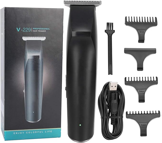 HURRISE Electric Hair Clipper Rechargeable Mens Haircut Electric with Limit for Beard &amp Mustache for Beard &amp Mustache Trimmers Trimmers Combs Hair Styling Tool