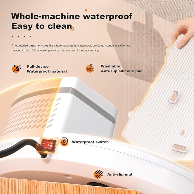 Full Body Dryer for Bathroom Feet Touch Panel Body Dryer After Shower Machine Can Reach to 160 ℉ Adjustable Temperature Waterproof Heater Blow for Home Bathroom Hotel
