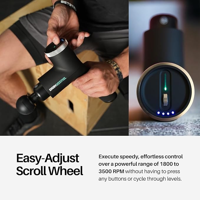 Ekrin Athletics Kestrel Massage Gun: Enhanced Precision &amp Comfort for Superior Muscle Recovery &amp Wellness | Relieve Sore Muscles and Stiffness