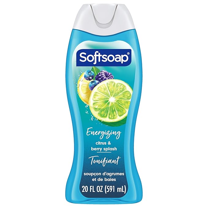 Softsoap Moisturizing Body Wash Citrus Splash &amp Berries 591 mL (Pack of 4)