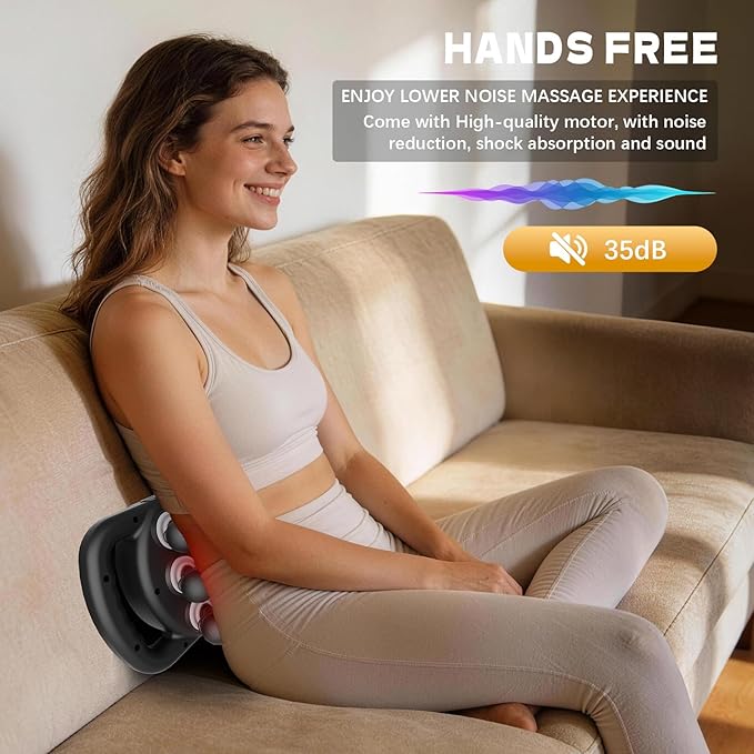 AdamPark Deep Tissue Massager Gun Electric Muscle Massager 12-Head Handheld Massage Gun with 9 Modes Quiet Massager for Back Pain Full Body Muscle Pain Relief Ideal Gifts for Women Men