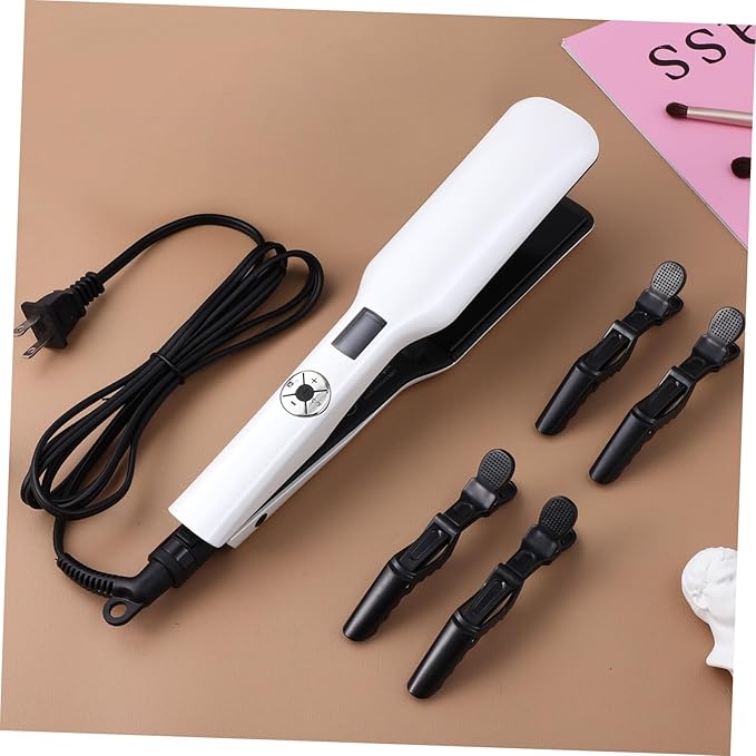 Hair Straightener Curler Flat Iron Ion Hair Straightener Ceramic Coated Styling Tool for Women Us Plug