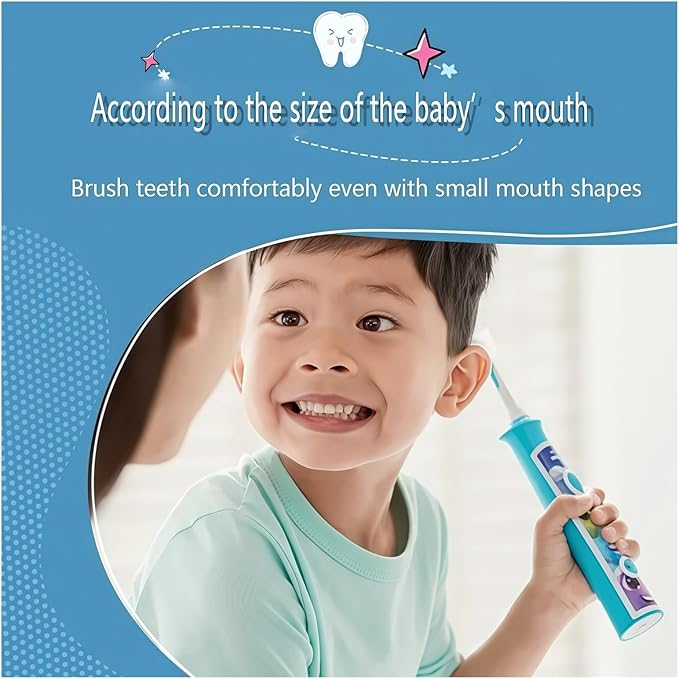 Kids Tooth Brush Replacement Brush Head Compatible with Philips HX6042 for 7yr Kids Sonicare Electric Toothbrush Head