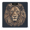 Cartoon Lion Bathroom Scale for Body Weight LCD Display Digital Bathroom Scale Tempered Glass Bathroom Weight Scales Fashion Smart Scales for Home Bedroom 400 Lb