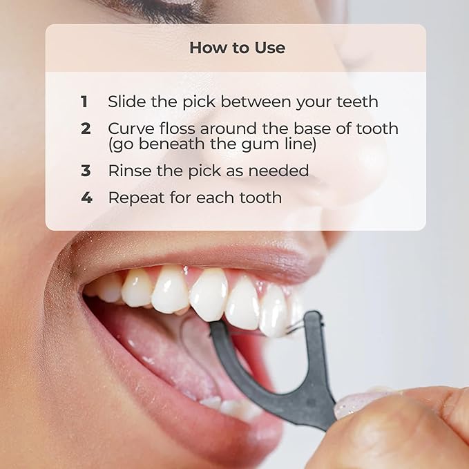 PUL Dental Care Bundle: Pack of 200 Floss Picks + 4-Pack of Clear Aligner Removal Tool – Mint Teeth Flossers for Deep Cleaning Tool for Invisalign &amp All Clear Aligners &amp Retainers