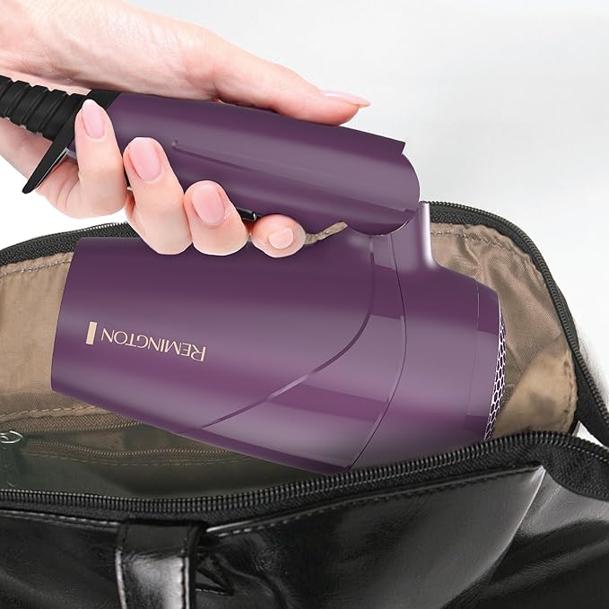 Remington Advanced Thermal Technology Hair Dryer Travel Friendly Folding Handle 1875 Watts of Drying Power