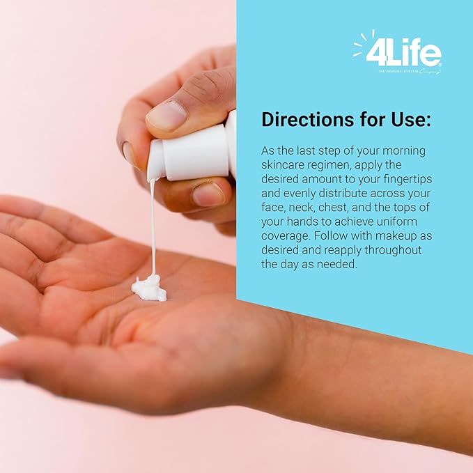 4Life - aKwa SPF 30 Moisturizing Sunscreen - Reef-Friendly UVA/UVB Protection with Zinc Oxide Octisalate Vitamin C Hydroxyapatite - 2 oz
