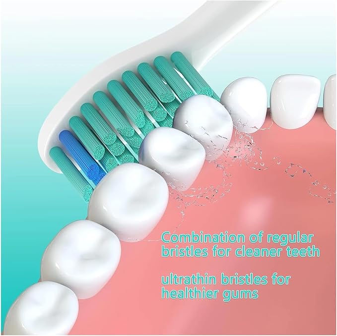 Replacement Toothbrush HeadsCompatible for with Electric Toothbrushes HX6530 HX9340 HX6930 HX6710 HX9140 HX6921(12pcs)