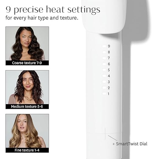 T3 SinglePass Curl X Extra-Long Barrel 1 1.25 1.5 Curling Iron with 9 Heat Settings and Ceramic Barrel for Fast Styling and Lasting Results on All Hair Types