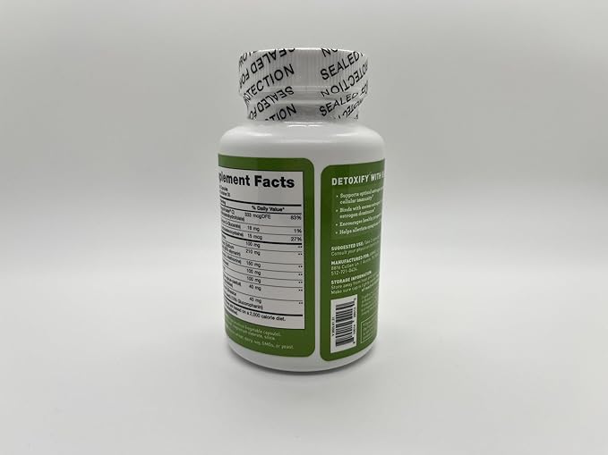 Amy Myers MD EstroProtect - Supplement Supports Healthy Estrogen Balance &amp PMS - Supplement for Women - Aids Against Menopause Symptoms - 60 Capsules (30 Servings)