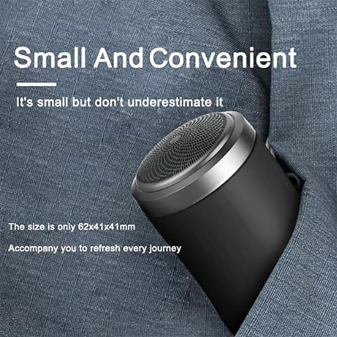 Mini Portable Electric Shaver Portable Electric Shaver with Replacement Blade Ipx-7 Waterproof