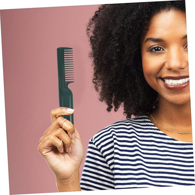Vaguelly Electric Hot Comb Straightener Brush Brush USB Powered Hair Comb Hairstyling Tool