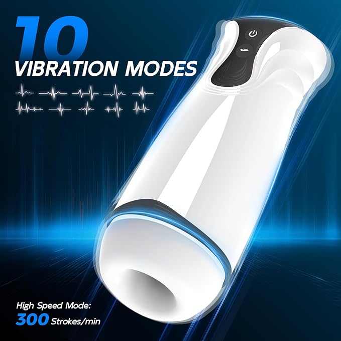 Male Masterburbatar Hands Free with 10 Vibration Sucking Massagers Modes Automatic Male Mastusbafor Tight Sleeve Hoodies Pocket Puzzy Silicone Electric Massager Machine PWO03