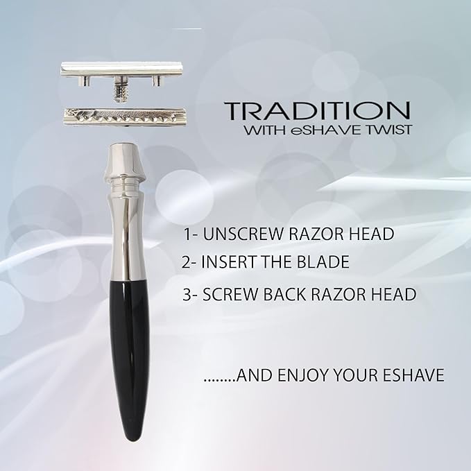 êShave Double Edge Razor Black