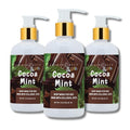 Kids Body Wash – Plant Based Gentle Moisturizer with Shea Butter – Safe for Sensitive Skin – Cocoa Mint – 3 Pack (8 oz Each)