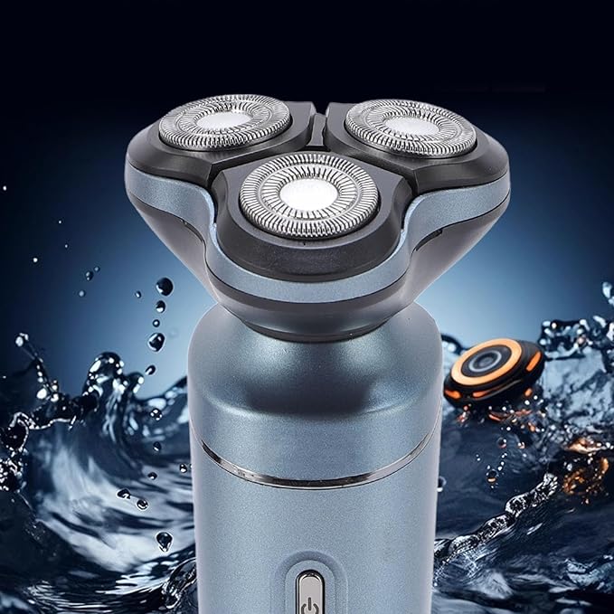 3 in 1 Electric Shaver for Men Rechargeable Electric Shaver Water Proof Cordless Portable Trimmer with Nose Hair Trimmer Sideburns Trimmer