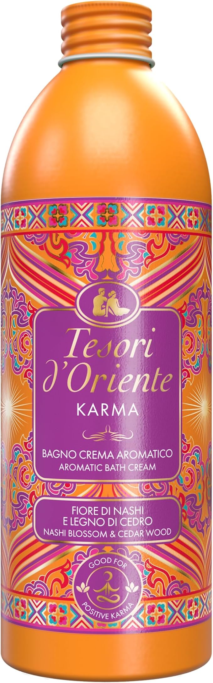 Tesori d'Oriente Karma Aromatic Body Wash with Nashi Flower and Cedar Wood 500 ml 16.9 Fl Oz made in Italy [italian import]