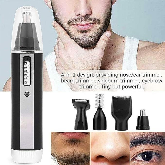 Ear and Nose Hair TrimmerUSB Rechargeable Nose Hair TrimmerProfessional Nose Hair Trimmer Clipper for Men and WomenWaterproof Dual Edge Blades for Easy Cleaning