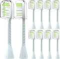 10Pack Toothbrush Replacement HeadsCompatible for Sonicare HY1200/06 BD1003/AZ(White)