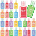 Frienda 24 Pcs Inspirational Mini Hand Sanitizers Bulk 1 Fl oz Travel Size Scented Hand Sanitizer Assorted Scents Employee Appreciation Gifts for Coworker Staff Teacher Nurse Office Thank You Gifts