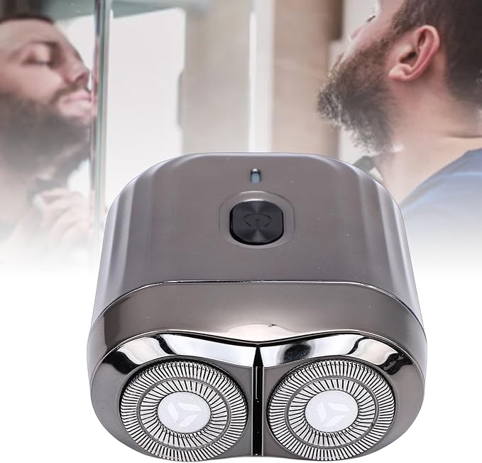 Keenso Mustache Trimmer ABS Portable Beard Trimmer for Men Rechargeable 350mAh for Travel Grooming