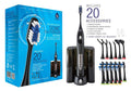 Pursonic S520 Rechargeable Sonic Toothbrush- Includes 20 accessories: 12 Brush Heads &amp More Black