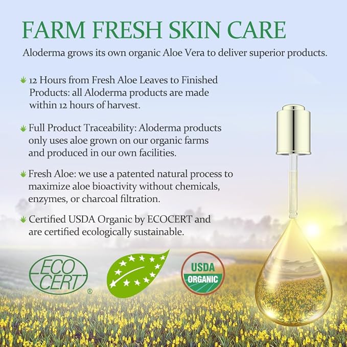 Aloderma Aloe Shower Set 3 pcs - Nourishing Body Wash Volumizing Shampoo Nourishing Cleanser - Hydrating Moisturizing