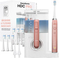 AquaSonic Home Dental Center PRO – Brushing &amp Flossing Made Easy – Brush &amp Floss – Power Toothbrush &amp Water Flosser – Whiter Teeth &amp Healthier Gums