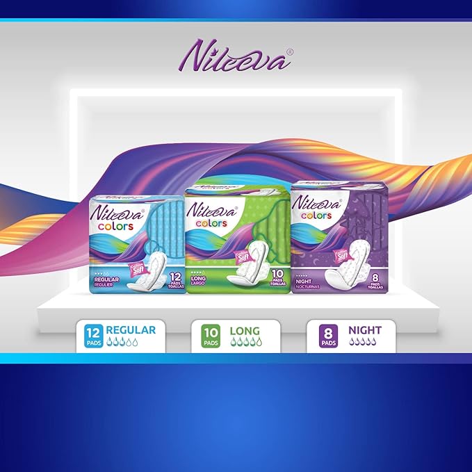 Individually Wrapped Super Maxi Sanitary Napkins Feminine Care (8 Count (Pack of 24))