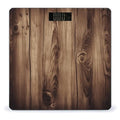 Wood Grain Smart Scale for Body Weight Accurate Bathroom Scale with LED Display Digital Weight Scales Weighing Machine High Precision Scales for Bath Home