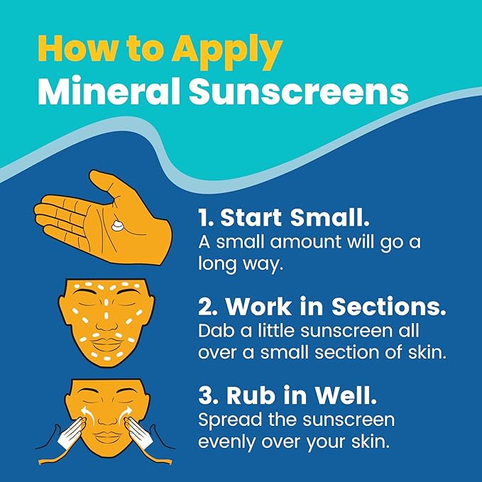 SPF 45 Every Day Shimmer Mineral Sunscreen | 2.5 Fl Oz Biodegradable Paraben Free &amp Reef Safe Sunscreen | Non-Greasy Lightweight &amp Shimmer Mineral Protection Against UVA &amp UVB for Face &