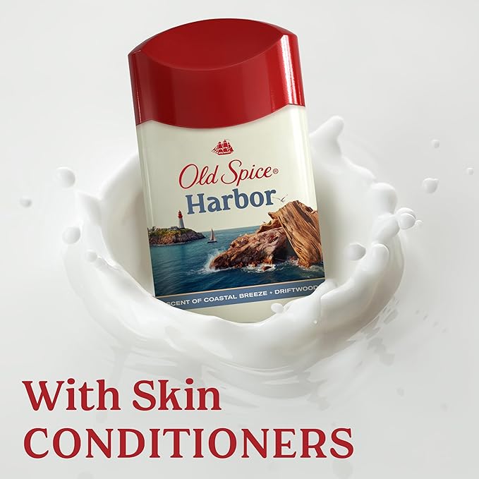 Old Spice Antiperspirant Deodorant for Men Harbor Scent 48 Hr Odor Protection 2.6 oz (Pack of 3)