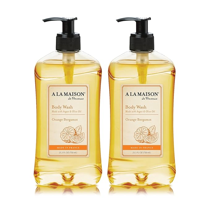 A LA MAISON Orange Bergamot Body Wash 25.36 Fl Oz 2 Pack