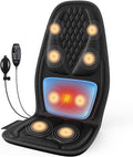 Back Massager with Heat with 8 Motors Massage Chair Pad Seat Massager with Back Traction for Full Body Massage Massage Cushion for Home/Office/Easter