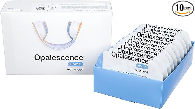 Opalescence GO Home Advanced Teeth Whitening Trays 15% (10 Treatments) Hydrogen Peroxide PF Whitening Prefilled Kit - Developed by Leaders in Professional Whitening 5822-T